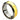 Polished Shiny Gold Plated Center & Beveled Edge - 8mm - Le Vive Jewelry in Riverside