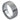 Brushed with Polished Shiny Off-Center Groove - 8mm - Le Vive Jewelry in Riverside