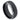 Domed High Polish Black IP Plated Rounded Edge - 8mm - Le Vive Jewelry in Riverside