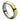Polished Shiny Gold Plated Center & Low Beveled Edge- 6mm - Le Vive Jewelry in Riverside