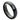 Black IP Plated Faceted Ring- 6mm - Le Vive Jewelry in Riverside