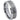 Brushed Line Center with & 0.07ct Black Diamond Center Stone - 8mm - Le Vive Jewelry in Riverside