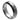 Multi-Grooved Brushed Center with 0.07ct Black Diamond Center - 7mm - Le Vive Jewelry in Riverside