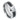 Black Carbon Fiber Inlay Brushed Finish with 0.07ct White Diamond - 8mm - Le Vive Jewelry in Riverside