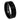 Black IP Plated Brushed Pipe Cut Band - 7mm - Le Vive Jewelry in Riverside