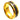 Yellow Gold Plated High Polish with Red & Black Carbon Fiber Inlay Beveled Edge - 8mm - Le Vive Jewelry in Riverside