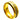 Yellow Gold Plated High Polish with Golden Carbon Fiber Inlay Beveled Edge - 8mm - Le Vive Jewelry in Riverside