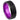 Black Plated Beveled Edge with PURPLE Anodized Aluminum Sleeve - 8mm - Le Vive Jewelry in Riverside
