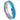 Synthetic Blue Green Opal Inlay Beveled Edge - 6mm - Le Vive Jewelry in Riverside