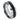 High Polished Beveled Edge with Notches & Black IP Plated Hammered Finish ��������� 8mm - Le Vive Jewelry in Riverside