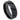 Black IP Plated Multiple Diagonal Grooves Brushed Center - 8mm - Le Vive Jewelry in Riverside