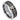 Beveled Edge Ring with Celtic Cross Engraved on High Polished/Shiny Black IP Plated Center - 8mm - Le Vive Jewelry in Riverside