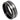 Two-tone Black IP Plated Center Grooved Brushed Finish Stepped Edge - 8mm - Le Vive Jewelry in Riverside