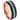 Semi-Domed Rose Gold IP Plated inside & Black IP Plated Outside with Imitation Meteorite Inlay ��������� 8mm - Le Vive Jewelry in Riverside