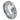 Brushed Center, Shiny Beveled Edge with Black Diamond Center Stones - 8mm - Le Vive Jewelry in Riverside