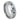 Brushed Center & High Polish Beveled Edge with three 0.07ct Blue Sapphires - 8mm - Le Vive Jewelry in Riverside