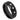 Black IP Plated Brushed Center & High Polish Beveled Edge with three 0.07ct White Diamonds - 8mm - Le Vive Jewelry in Riverside