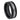 High Polished Shiny Black IP Plated Sides & Dark Gray Brushed Center - 8mm - Le Vive Jewelry in Riverside