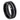 Black IP Brushed with Steel Color Grooved Center Beveled Edge 8m - Le Vive Jewelry in Riverside