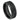 Black IP Plated Brushed Center Shiny Lines on each side Beveled Edge - 8mm - Le Vive Jewelry in Riverside
