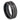High Polish Black IP Plated Double Line Laser Engraved Beveled Edge - 8mm - Le Vive Jewelry in Riverside