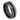 Two-tone Black I Brushed Center & Steel Color Stepped Edge - 8mm - Le Vive Jewelry in Riverside
