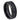 Black IP Plated with Black Carbon Fiber Inlay Beveled Edge - 8mm - Le Vive Jewelry in Riverside