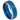 Blue I Brushed Center High Polish Stepped/Beveled Edge - 9mm - Le Vive Jewelry in Riverside