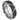 Two-tone Brushed Black IP Plated Trapezoids & High Polished Outlines - 8mm - Le Vive Jewelry in Riverside