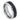 Two-tone Black IP Center with Diagonal Grooves - 8mm - Le Vive Jewelry in Riverside