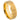 Yellow Gold IP Plated Flat Brushed Center with High Polish Stepped Edge - 8mm - Le Vive Jewelry in Riverside