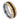 Two-tone Grooved Black IP Center and Grooved Yellow Gold IP Sides - 8mm - Le Vive Jewelry in Riverside