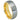 Domed Yellow Gold IP Plated Inside & Gun Metal Brushed Center - 8mm - Le Vive Jewelry in Riverside