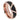 Black I Brushed Trapezoid Center High Polished Rose Gold IP Grooves & Stepped Edge - 8mm - Le Vive Jewelry in Riverside