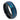 Two-tone Blue IP & Black IP Plated Hammered Finish High Polished Stepped/Beveled Edge - 8mm - Le Vive Jewelry in Riverside