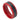 Red Enamel Plated High Polished Pipe-cut with Black Carbon Fiber Inlay - 8mm - Le Vive Jewelry in Riverside