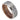 Grooved Center Brushed Finish Beveled Edge with & African Sapele Mahogany Wood Sleeve/Inner Ring - 8mm - Le Vive Jewelry in Riverside