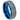 Sandblasted Finish Center Stepped Edge Blue IP Plated - 8mm - Le Vive Jewelry in Riverside