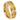 Yellow IP Plated Pipe-cut Brushed Center Prong-set Round-cut Cubic Zirconia Eternity - 8mm - Le Vive Jewelry in Riverside