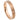 Rose Gold IP Plated Brushed Polished Flat Pipe - 4mm - Le Vive Jewelry in Riverside