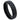 Black IP Plated Hammered Center with Stepped Edge - 6mm - Le Vive Jewelry in Riverside