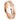 Rose Gold IP Plated Brushed Center High Polish Beveled Edge - 6mm - Le Vive Jewelry in Riverside