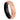Brush Rose Gold Plated Top Finish & Black Plated Inner Ring - 6mm - Le Vive Jewelry in Riverside