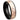 Domed Black IP Plated Real Deer Antler Inlay - 8mm - Le Vive Jewelry in Riverside