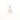 14K White Gold "LV"  Diamond Initials Neckalce - Le Vive Jewelry in Riverside