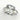 14K White Gold Cushion Cut Prasiolite (Green Amethyst) on Braided Ring - Le Vive Jewelry in Riverside