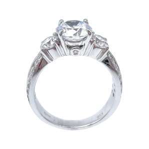 14 Karat White Gold Engagement Ring - Le Vive Jewelry in Riverside