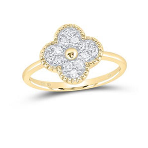 1/3CTW-DIA CN GIFT CLOVER RING - Le Vive Jewelry in Riverside