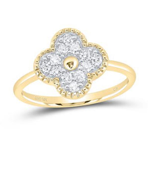 1/3CTW-DIA CN GIFT CLOVER RING - Le Vive Jewelry in Riverside