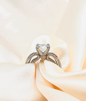Verragio Platinum Engagement Ring - Le Vive Jewelry in Riverside